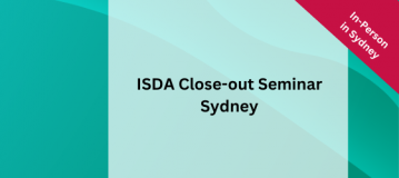 ISDA Close-out Seminar - Sydney
