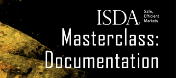 ISDA Masterclass: Derivatives Documentation